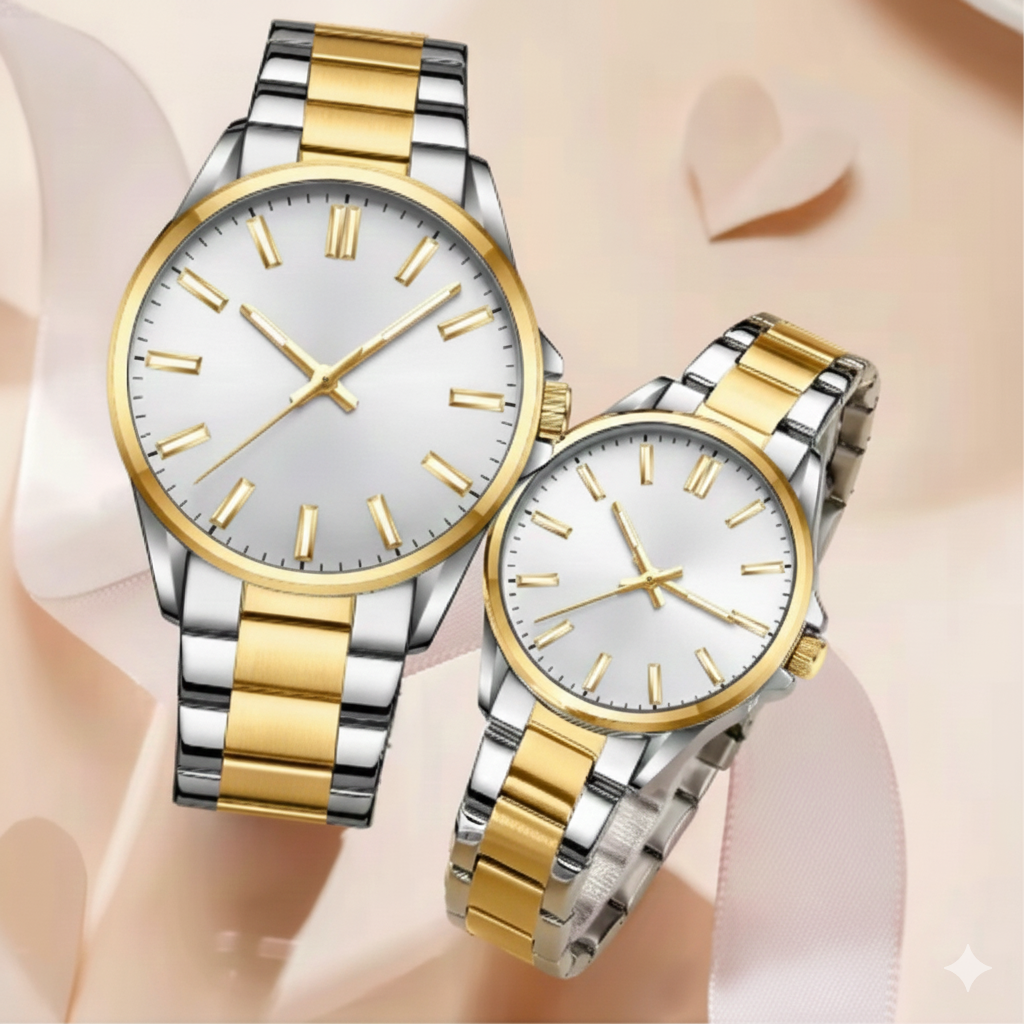 Reloj para Parejas CURREN 9090 – Edición San Valentín ❤️